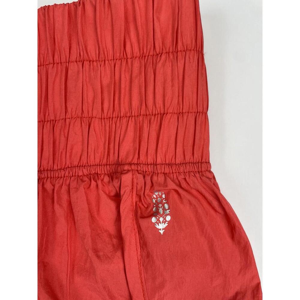 Free People Movement The Way Home Shorts Lined Bright Orange Pink Size Medium View 3